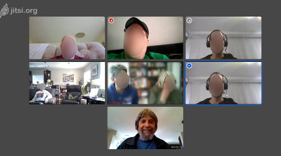 Video Conf with Friends