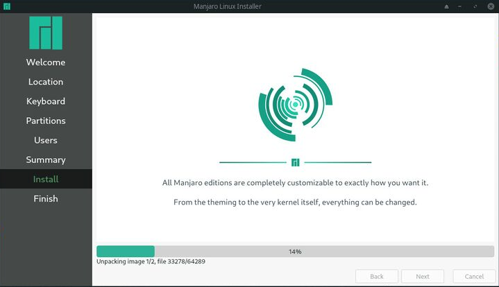 Manjaro Setup Program