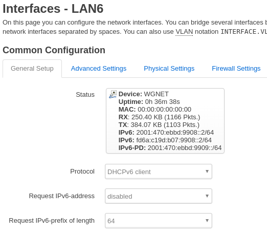 Adding a new Interface Peer config