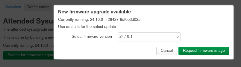 Searching for upgrades